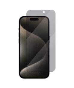 Clear Privacy Tempered Glass Screen Protector iPhone 15 Series (2)