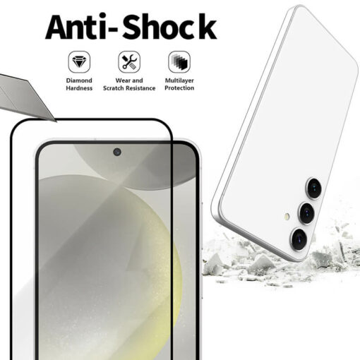 Easy Unlock Premium 2.5D Full Cover Tempered Glass For Samsung S24 (2)