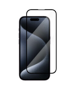 For iPhone 15 PRO Premium 2.5D Full Cover Tempered Glass (1)