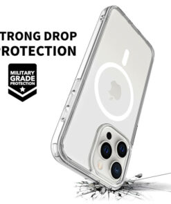 Magnetic Crstal Clear ICE Case For iPhone 15 Pro, 15 Pro Max (1)