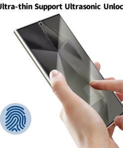 Sensitive Fingerprint Unlock Privacy Tempered Glass For Samsung S24 Ultra (2)