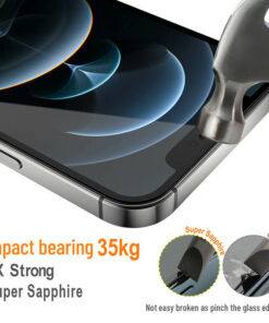 Triple Strong Super Sapphire 2.5D Frame Full Cover Tempered Glass For iPhone 15 Pro (3)