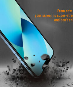 Triple Strong Super Sapphire 2.5D Frame Full Cover Tempered Glass For iPhone 15 Pro (4)