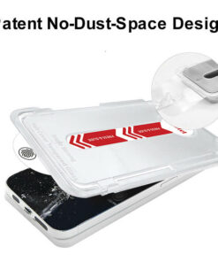Triple Strong Tempered Glass No-dust Easy Applicator Set For iPhone 15 Pro (2)